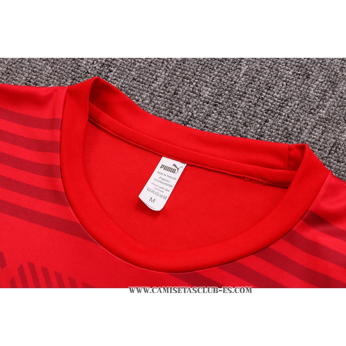 Chandal del AC Milan 22-23 Manga Corta Rojo
